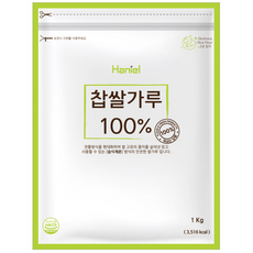 습식 찹쌀가루 100%, 1kg, 3개
