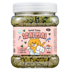고지식 냥치펀치 고양이 구강관리 이빨과자 대용량 덴탈트릿 간식, 3개, 400g, 연어맛