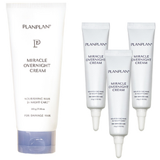 플랑플랑 미라클 오버나이트 크림 노워시 해어팩 소원크림 트리트먼트, 1개, 200ml