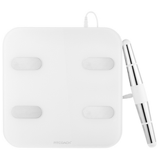 핏코치 전신 측정 체지방 블루투스 체중계, 화이트, IFSC20