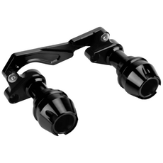 CHEKIS 범용 머플러슬라이더 PCX NMAX XMAX SYM 등 머플러 보호 일체형슬라이더, 블랙