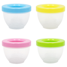 베베앤맘 밀폐형 이유식보관용기, 랜덤 발송, 1세트, 200ml