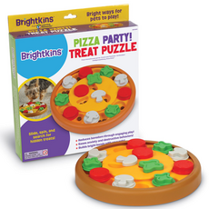 BrightKins 狗狗嗅覺玩具Pizza Party LER9403, 1組, 混合色