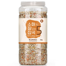 [하나로라이스] 소화가잘되는 부드러운 잡곡 2kg 대용량, 1개