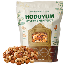 호두얌 저온에 구운 프리미엄 믹스넛, 1개, 350g