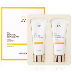 이자녹스 UV 선 프로 365 데일리 커버 선 듀오 세트 SPF 50+ PA+++, 70ml, 2개