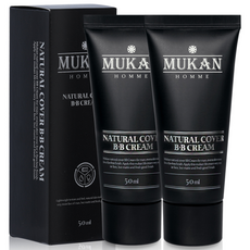 무칸 옴므 내츄럴 커버 비비크림 50ml, 내추럴, 2개