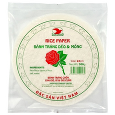 베트남 둥근 라이스페이퍼 Rice Paper 22cm 월남쌈라이스페이퍼 worldfood, 300g, 1개