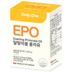데일리원 달맞이꽃 종자유 감마리놀렌산, 1개, 60.6g
