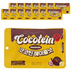 這是一個可可蛋白榛子巧克力球, 15包, 30g