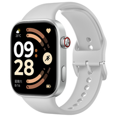 레드미 워치 REDMI Watch 6 스마트워치 블루투스 통화 NFC 중국버전, 실버, 4cm