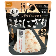 Onisi 尾西食品乾燥飯 鮭魚風味飯糰 即食方便 防災儲備糧食, 42g, 1包