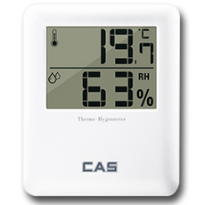 카스 부착형 디지털 온습도계 T001, 1개, 화이트