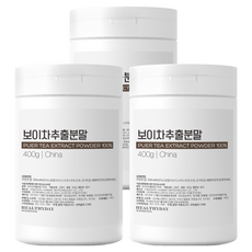 헬스앤푸드 20배농축 100% 보이차추출분말 400g, 3개, 1개입