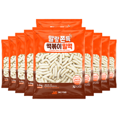 말랑쫀득 떡볶이 밀떡 실온 보관, 10개, 1.5kg