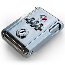 트립앤라인 THCR001 알루미늄프레임 호환 Travel Sentry TSA 잠금장치 007, 1개, 실버(WHG)