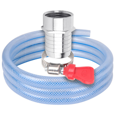 편사 19mm 물호스 커플링 호스밴드 포함 2M 4M 6M 8M 10M (길이 선택), 블루