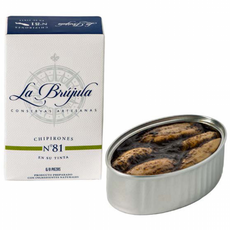 墨汁魷魚罐頭 6/8 LB81, 110克, 1個