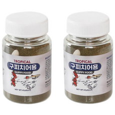YB 구피 치어용 사료, 90ml, 2개