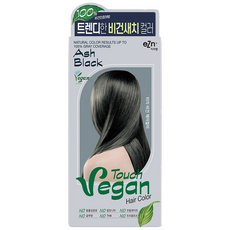 eZn 觸碰純素染髮劑, 1個, 灰黑