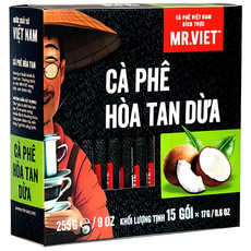 MR.VIET 椰子咖啡即溶粉隨身包, 17g, 1盒, 15條