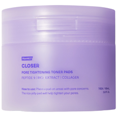 frankly 米萃取毛孔護理緊緻爽膚棉片 105ml, 6罐, 70片