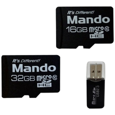 만도 정품 메모리카드 32G 64G 카드리더기포함, 1개, 64GB