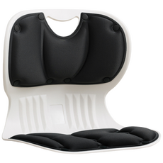 Vusign 커블체어 자세교정 허리받침 의자 VS1331, 블랙