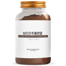 헬스앤푸드 20배농축 100% 보이차추출분말 100g, 1개, 1개입