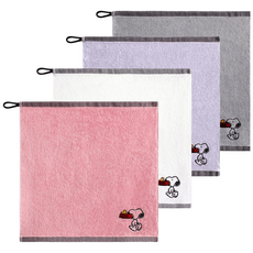 송월 스누피 블럭블랙34 20수 면 고리 수건 타올, 04_스누피 블럭블랙34_회색, 1개