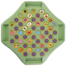 치매예방게임 어르신 인지놀이 학습지 교육 보드게임 할머니취미 퍼즐 가족게임, 특대형 과일1+동물1, 1개