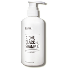 atoMU 竹炭控油洗髮精, 300ml, 1入