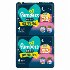 팸퍼스 2026 통잠 팬티형 기저귀 남여공용, 4단계, 60매