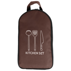 캠핑용 옥스포드 조리도구 파우치 가방, 브라운, 1개