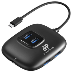 UC-CP275 C타입 USB3.0허브 4포트 PD고속충전 확장 멀티 분배기 노트북 PC, 1개