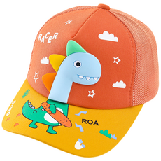 메쉬 다이노 캡모자 오렌지