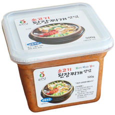 이조 소고기 양념 된장 찌개 맛된장 만능된장, 4개, 500g