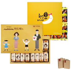 신라명과 [본사배송] 마드레느(대)+한눈애바나나간식 기프트SET, 1세트, 480g