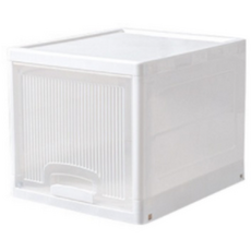 心連心市集 衣櫃內衣收納盒 33 x 38 x 30 cm, 1個, 透明