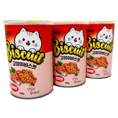 너를위한디저트 고양이 비스켓, 연어맛, 100g, 6개