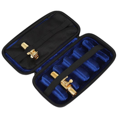 색소폰 클라리넷 마우스피스 보관 케이스 마우스피스 파우치 알토 테너 소프 공용, 1개, 블랙