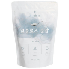 저칼로리 천연감미료 100% 알룰로스 분말 가루 설탕 대체, 1개, 500g