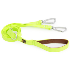 Needs the Pet. 狗狗Interlaken雙頭牽繩 D120, 螢光黃, 1個