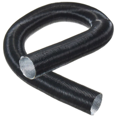 무시동 히터 온풍관 76mm (1m 1.5m 2m 10m) 블랙/브라운, 76mm 블랙 2m