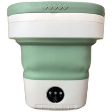 PYHO 12L 접이식 미니 세탁기, 녹색