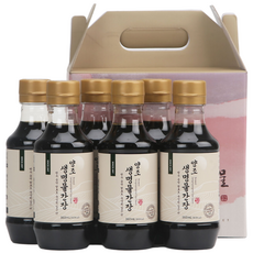 신앙촌 진 양조간장 선물세트 6호, 360ml, 6개