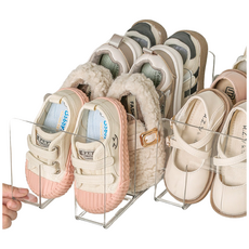 리코아 유아 신발정리대 현관수납 슈즈렉, 투명, 1세트