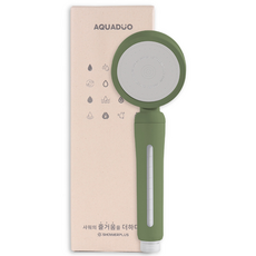 AQUADUO 過濾式蓮蓬頭 橄欖綠, 1個