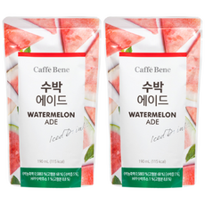 카페베네 수박에이드, 190ml, 30개