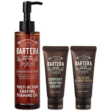 바르테라 남자 쉐이빙폼 오일 145ml +면도크림 30ml 남자로션 30ml, 1개